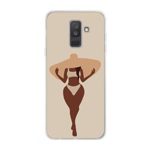CaseCompany Let's get salty: Samsung Galaxy A6 Plus (2018) Transparant Hoesje