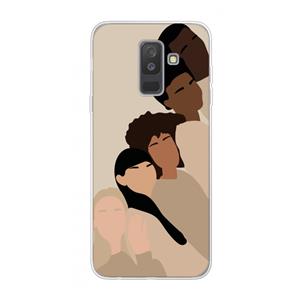 CaseCompany Sweet creatures: Samsung Galaxy A6 Plus (2018) Transparant Hoesje