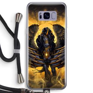 CaseCompany Pegasus: Samsung Galaxy S8 Transparant Hoesje met koord