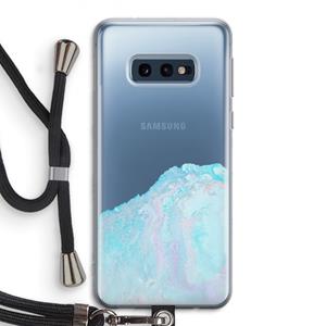 CaseCompany Fantasie pastel: Samsung Galaxy S10e Transparant Hoesje met koord