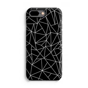 CaseCompany Geometrische lijnen wit: iPhone 7 Plus Tough Case