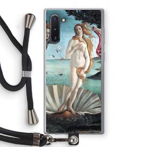 CaseCompany Birth Of Venus: Samsung Galaxy Note 10 Transparant Hoesje met koord