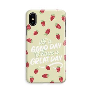 CaseCompany Don't forget to have a great day: iPhone X Volledig Geprint Hoesje