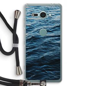 CaseCompany Oceaan: Sony Xperia XZ2 Compact Transparant Hoesje met koord