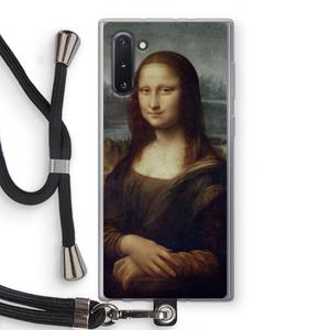 CaseCompany Mona Lisa: Samsung Galaxy Note 10 Transparant Hoesje met koord