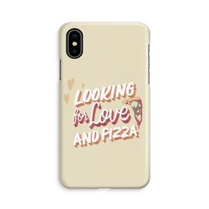 CaseCompany Pizza is the answer: iPhone X Volledig Geprint Hoesje