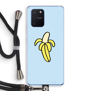 CaseCompany Banana: Samsung Galaxy Note 10 Lite Transparant Hoesje met koord