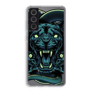 CaseCompany Cougar and Vipers: Samsung Galaxy S21 FE Transparant Hoesje