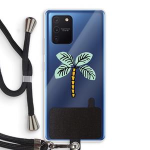 CaseCompany Palmboom: Samsung Galaxy Note 10 Lite Transparant Hoesje met koord