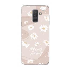 CaseCompany Daydreaming becomes reality: Samsung Galaxy A6 Plus (2018) Transparant Hoesje