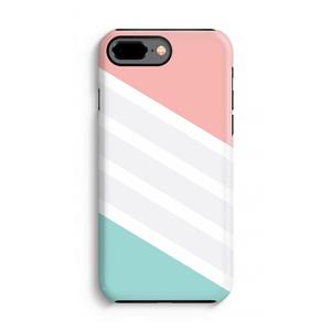 CaseCompany Strepen pastel: iPhone 7 Plus Tough Case