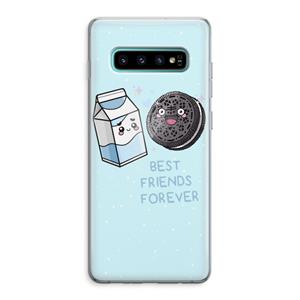 CaseCompany Best Friend Forever: Samsung Galaxy S10 Plus Transparant Hoesje