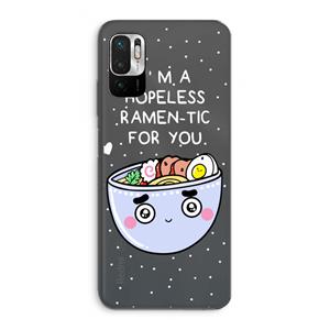 I'm A Hopeless Ramen-Tic For You: Xiaomi Redmi Note 10 5G Transparant Hoesje
