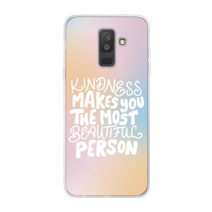 CaseCompany The prettiest: Samsung Galaxy A6 Plus (2018) Transparant Hoesje