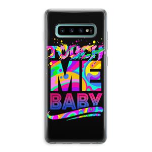 CaseCompany Touch Me: Samsung Galaxy S10 Plus Transparant Hoesje