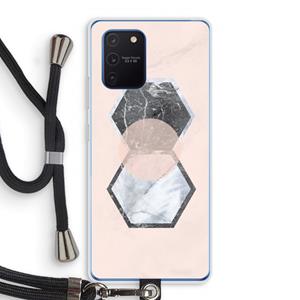 CaseCompany Creatieve toets: Samsung Galaxy Note 10 Lite Transparant Hoesje met koord