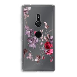 CaseCompany Mooie bloemen: Sony Xperia XZ2 Transparant Hoesje
