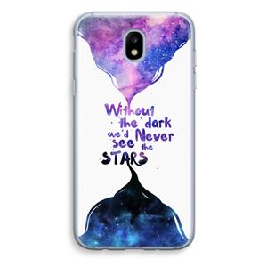 CaseCompany Stars quote: Samsung Galaxy J5 (2017) Transparant Hoesje