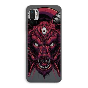 CaseCompany Hell Hound and Serpents: Xiaomi Redmi Note 10 5G Transparant Hoesje
