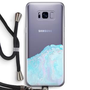 CaseCompany Fantasie pastel: Samsung Galaxy S8 Transparant Hoesje met koord