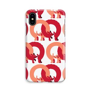 CaseCompany Dogs: iPhone Xs Volledig Geprint Hoesje