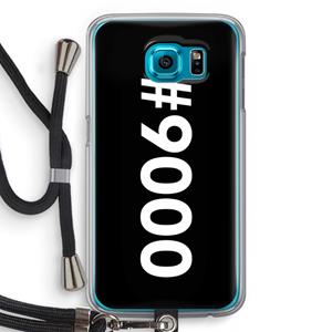 CaseCompany 9000: Samsung Galaxy S6 Transparant Hoesje met koord