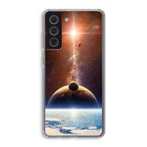 CaseCompany Omicron 2019: Samsung Galaxy S21 FE Transparant Hoesje