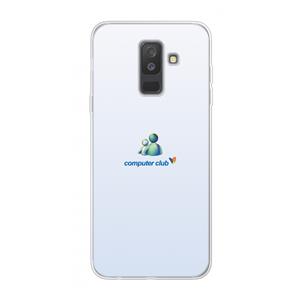 CaseCompany MSN: Samsung Galaxy A6 Plus (2018) Transparant Hoesje