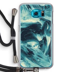 CaseCompany Dreaming About Whales: Samsung Galaxy S6 Transparant Hoesje met koord