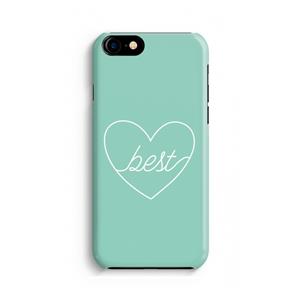 CaseCompany Best heart pastel: Volledig geprint iPhone SE 2020 Hoesje