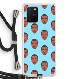 CaseCompany Kanye Call Me℃: Samsung Galaxy S10 Lite Transparant Hoesje met koord