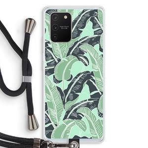 CaseCompany This Sh*t Is Bananas: Samsung Galaxy S10 Lite Transparant Hoesje met koord
