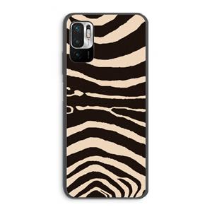 CaseCompany Arizona Zebra: Xiaomi Redmi Note 10 5G Transparant Hoesje