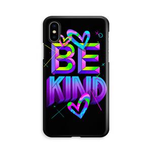 CaseCompany Be Kind: iPhone Xs Volledig Geprint Hoesje