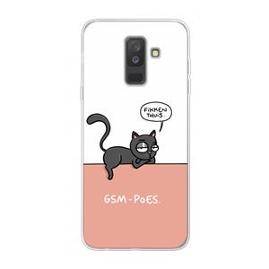 CaseCompany GSM poes: Samsung Galaxy A6 Plus (2018) Transparant Hoesje