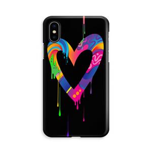 CaseCompany Melts My Heart: iPhone Xs Volledig Geprint Hoesje