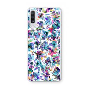 CaseCompany Hibiscus Flowers: Samsung Galaxy A70 Transparant Hoesje