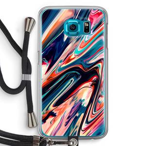 CaseCompany Quantum Being: Samsung Galaxy S6 Transparant Hoesje met koord