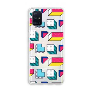 CaseCompany 8-bit N°7: Galaxy A51 4G Transparant Hoesje