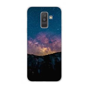 CaseCompany Travel to space: Samsung Galaxy A6 Plus (2018) Transparant Hoesje
