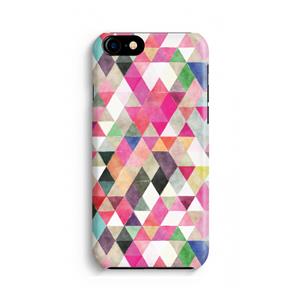 CaseCompany Gekleurde driehoekjes: Volledig geprint iPhone SE 2020 Hoesje