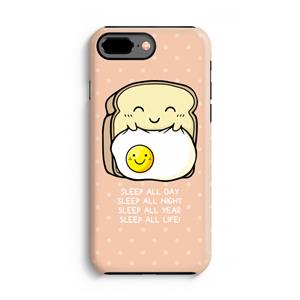 CaseCompany Sleep All Day: iPhone 7 Plus Tough Case