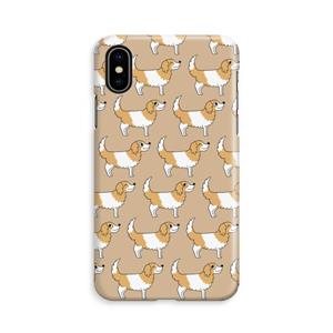 CaseCompany Doggy: iPhone X Volledig Geprint Hoesje