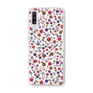 CaseCompany Planets Space: Samsung Galaxy A70 Transparant Hoesje