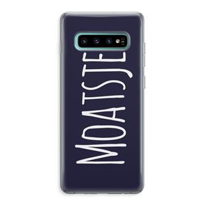 CaseCompany Moatsje!: Samsung Galaxy S10 Plus Transparant Hoesje