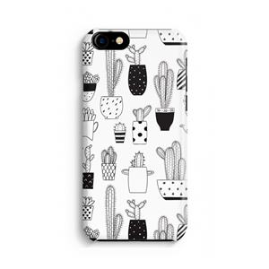 CaseCompany Cactusmotief: Volledig geprint iPhone SE 2020 Hoesje