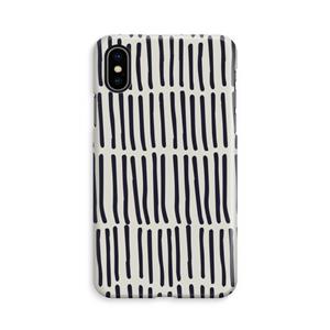 CaseCompany Moroccan stripes: iPhone Xs Volledig Geprint Hoesje