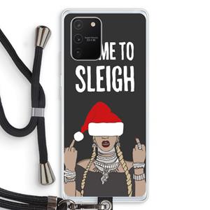 CaseCompany Came To Sleigh: Samsung Galaxy S10 Lite Transparant Hoesje met koord