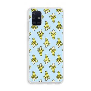 CaseCompany Bananas: Galaxy A51 4G Transparant Hoesje