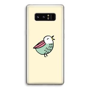 CaseCompany Birdy: Samsung Galaxy Note 8 Transparant Hoesje